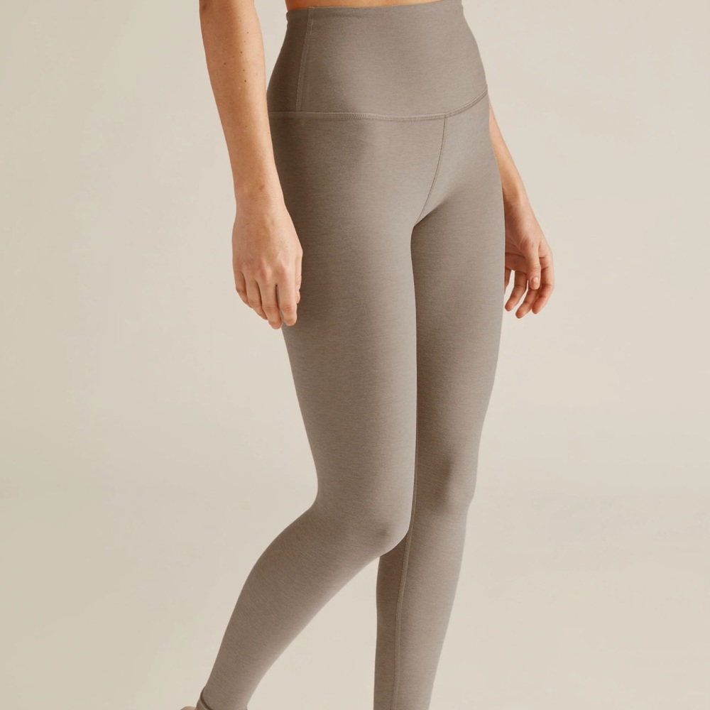 Beyond Yoga Black High Waisted birch heather Spacedye Leggings Size m